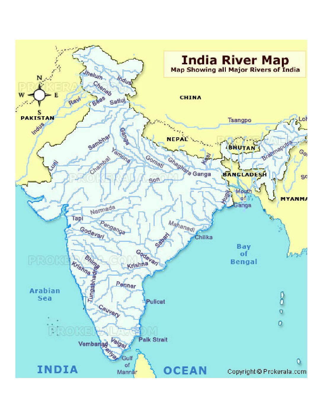 India River Map